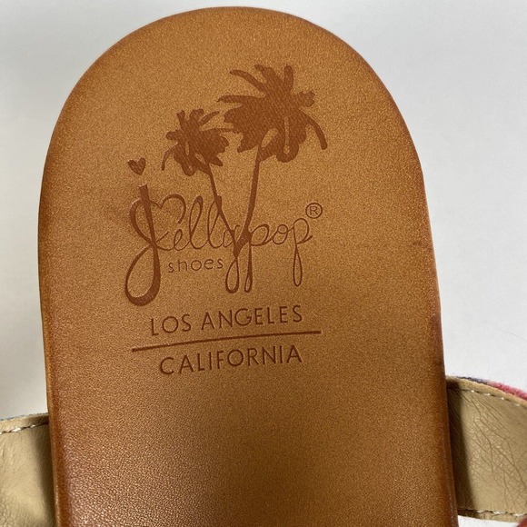 Jellypop Shoes Quests Tie-Dyed Strap Sandals Women Size 9 Pre-Owned - Picture 11 of 14